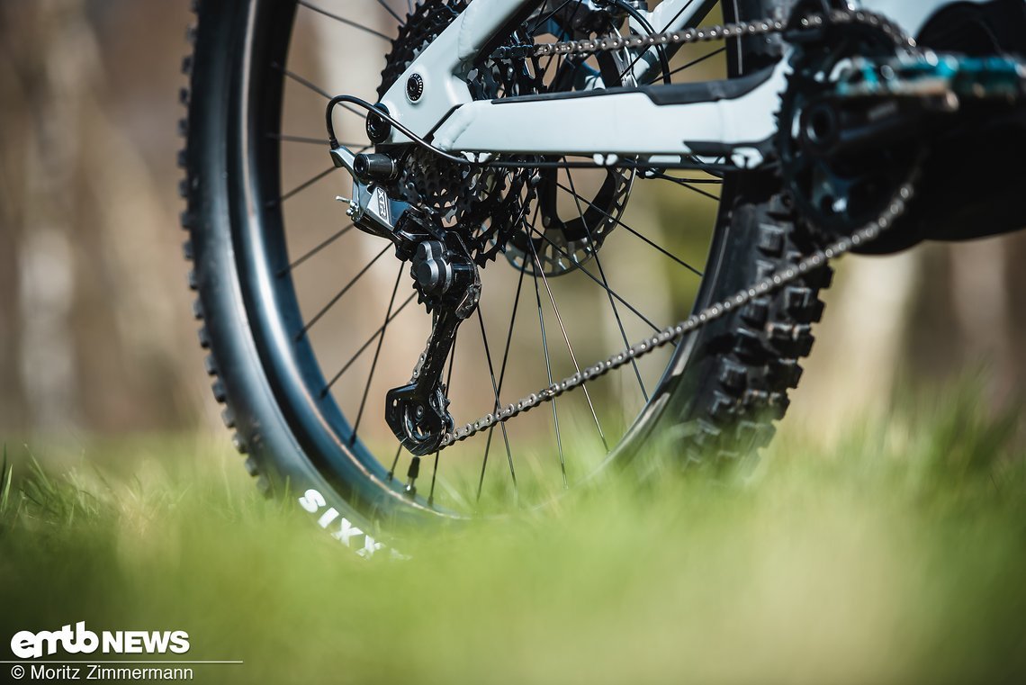 Geschaltet wird an diesem Modell mit einer Shimano XTR