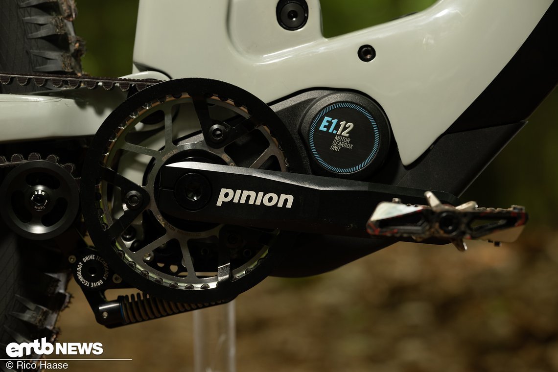 Pinion MGU E1.12 – der neue Motor mit integriertem Getriebe macht die Kettenschaltung an diesem E-Bike komplett überflüssig.