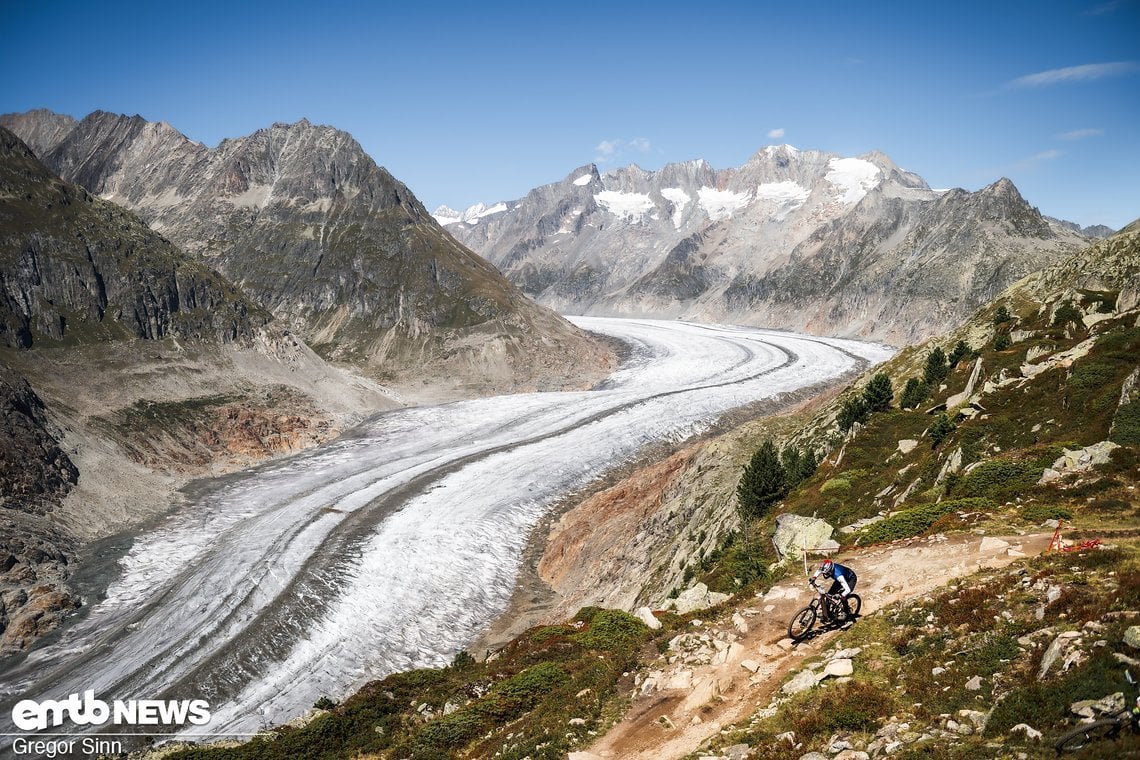 Die Rennen fanden im Schweizer Wallis vor atemberaubender Kulisse statt.