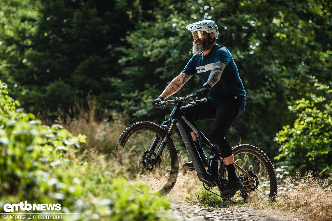 Auch Uphill-Sektionen machen mit dem Haibike Lyke Spaß.