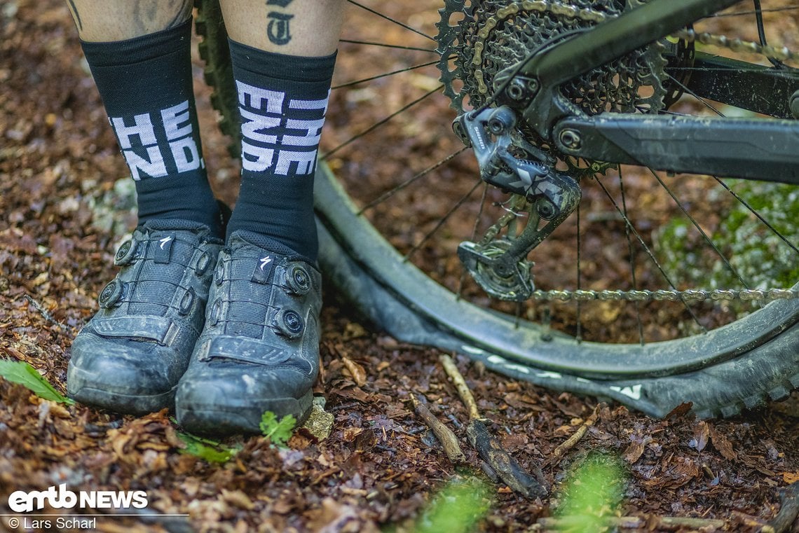 Wie es die Socken von Rico schon ankündigen, war für diese Felge hier Ende-Gelände.