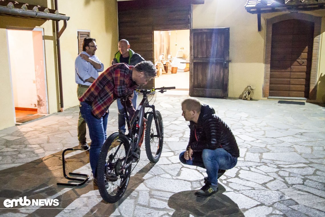 First look at the bike in reality. First look at the bike in reality.