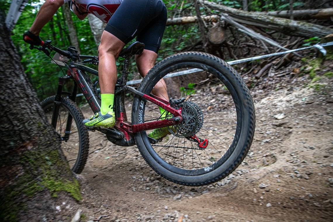 Auch für E-Bike Rennen braucht es mächtig Dampf in den Beinen