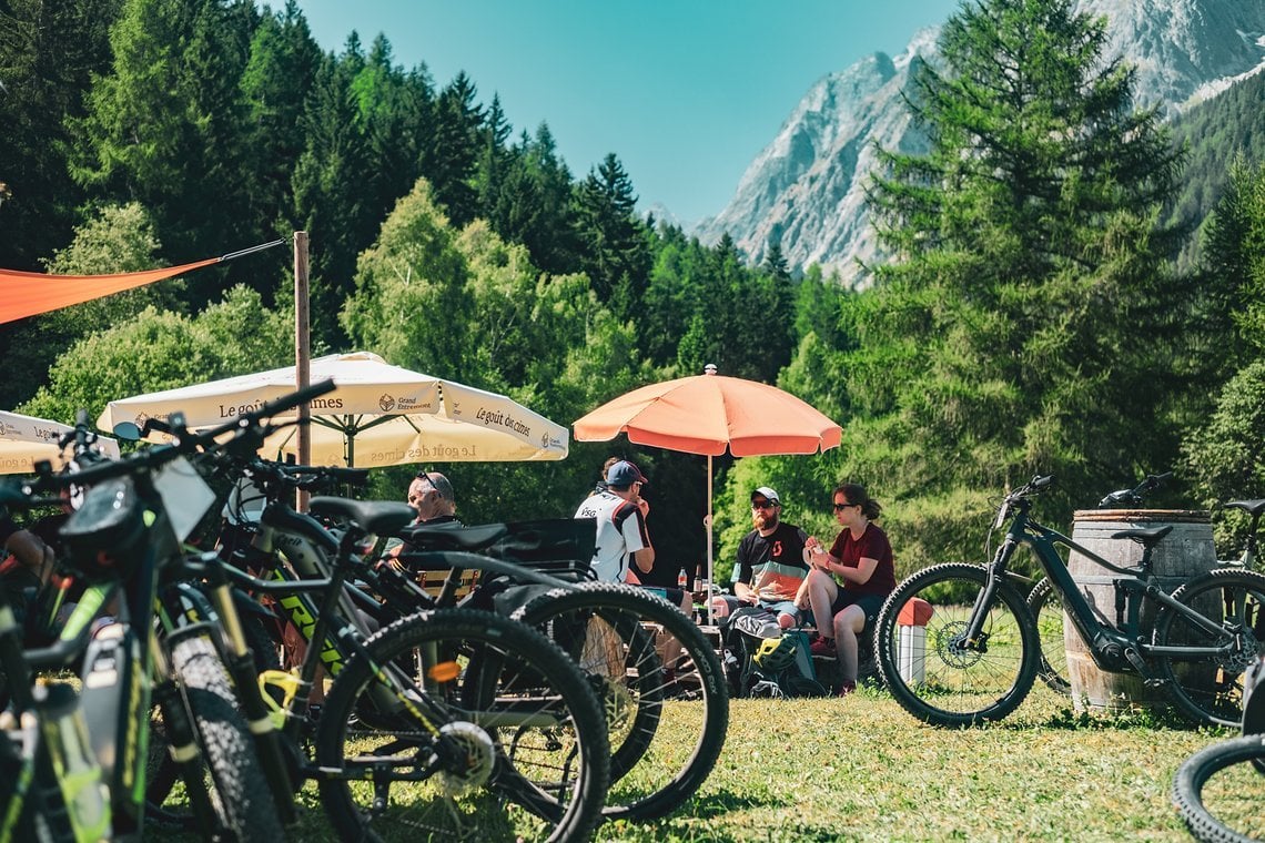 Test it, baby! An E-MTB bestand in Verbier am vergangenen Wochenende wahrlich kein Mangel.