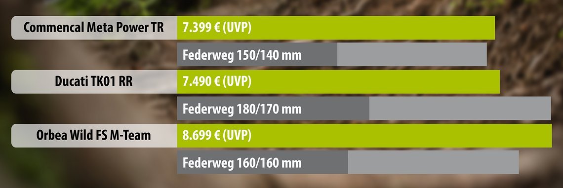 Vergleichtest MADE IN EUROPE – Preis (UVP) und Federweg im Überblick