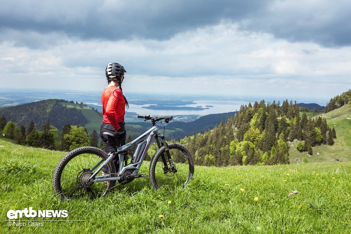 Nach dem Uphill genießen wir die Aussicht