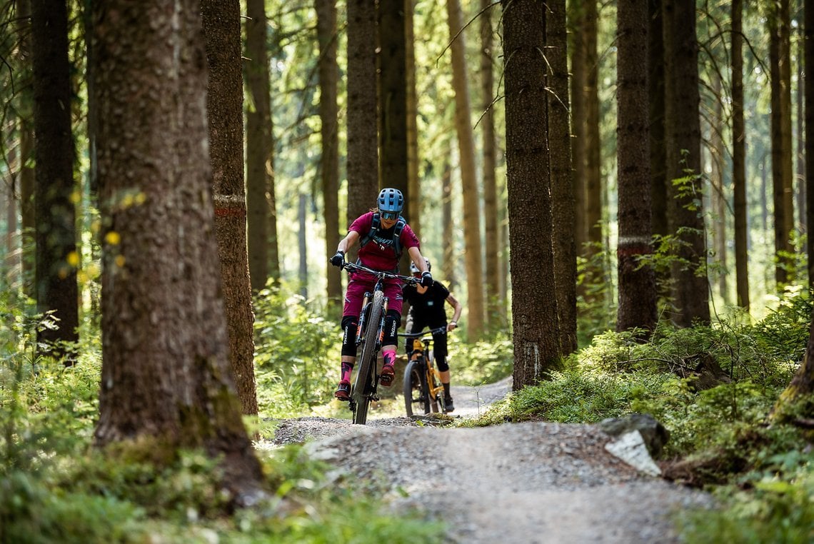 Die Trails im Trailcenter Rabenberg, sind ...