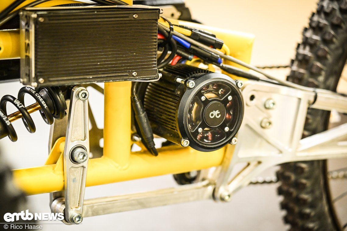 Mit 2,5 kw gibts ordentlich Leistung für das E-Trike.