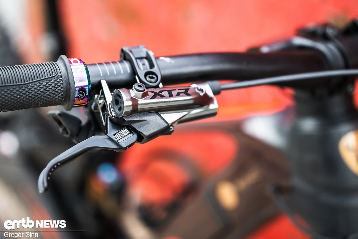 Rotwild-Weber-2068Gebremst wird mit den neuen Stoppern der Shimano XTR-Serie.
