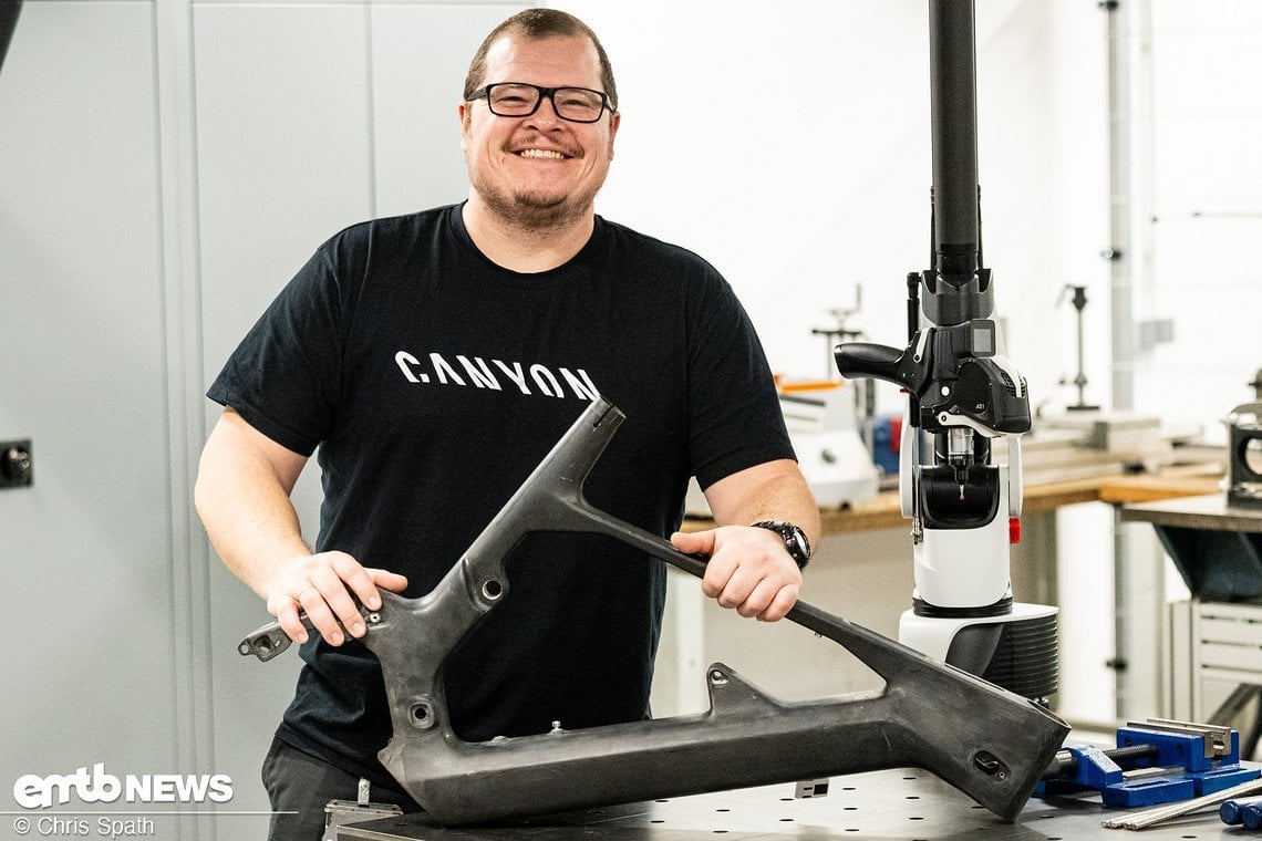 Patrick leitet Canyons Hauseigenes Testlabor seit einigen Jahren.