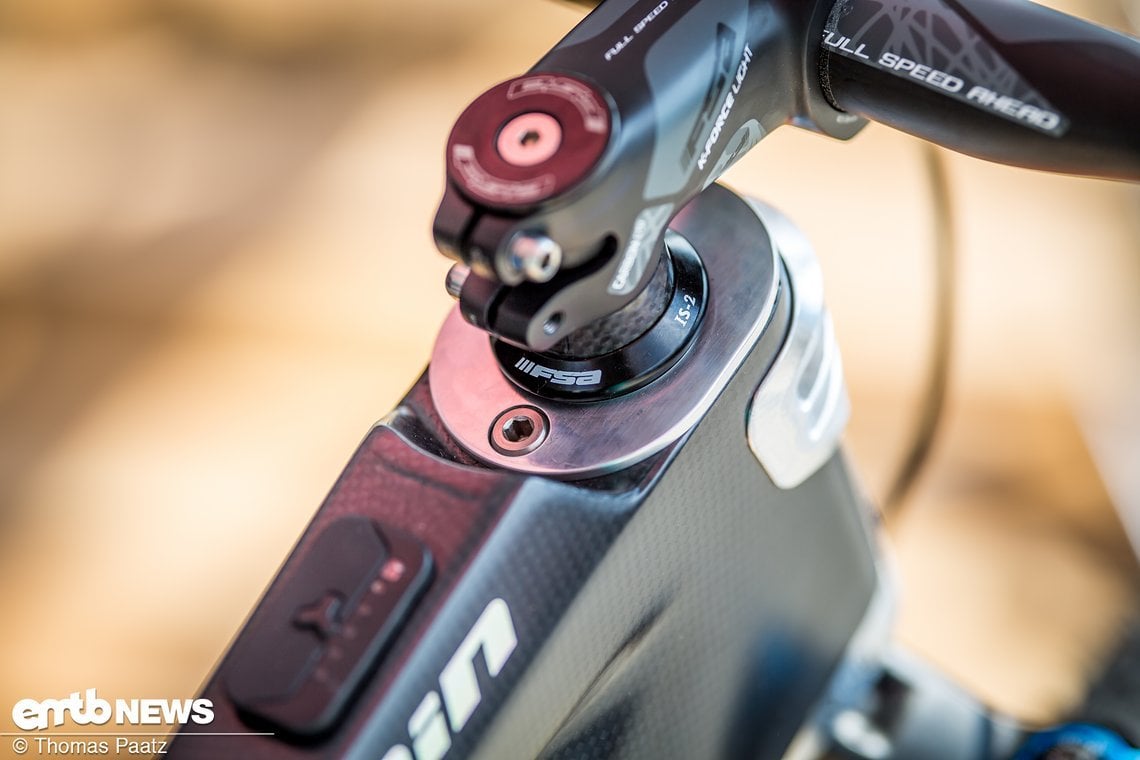 Diverse Details machen aus dem E-Racefully ein E-Trailbike