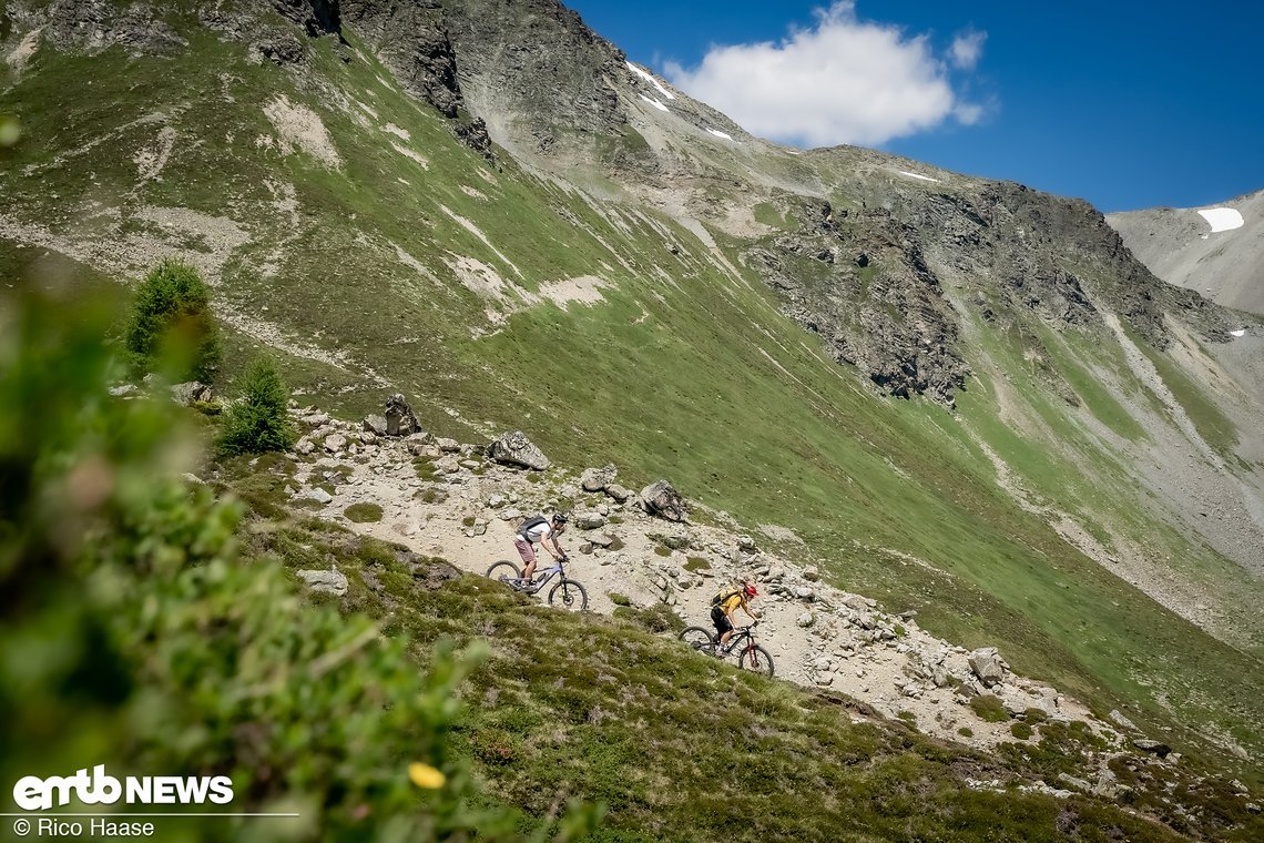 Kurz vor dem Mittag noch schnell ein Trail und zack