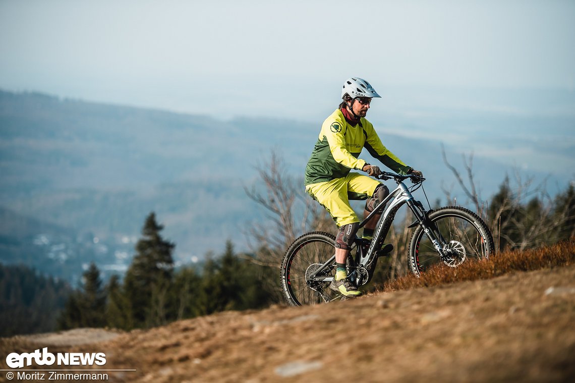 Im Uphill geht es eher gemächlich zu