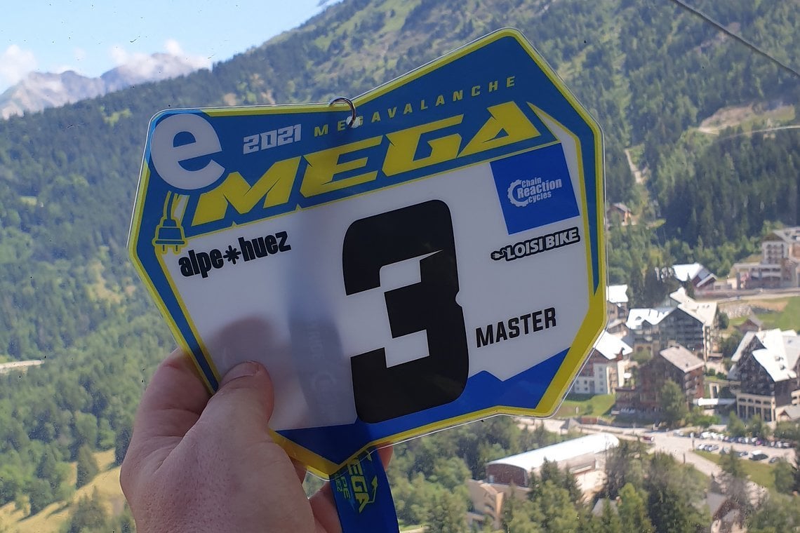 Mega! Platz 3 bei den Masters (E-Bike) der Megavalanche 2021