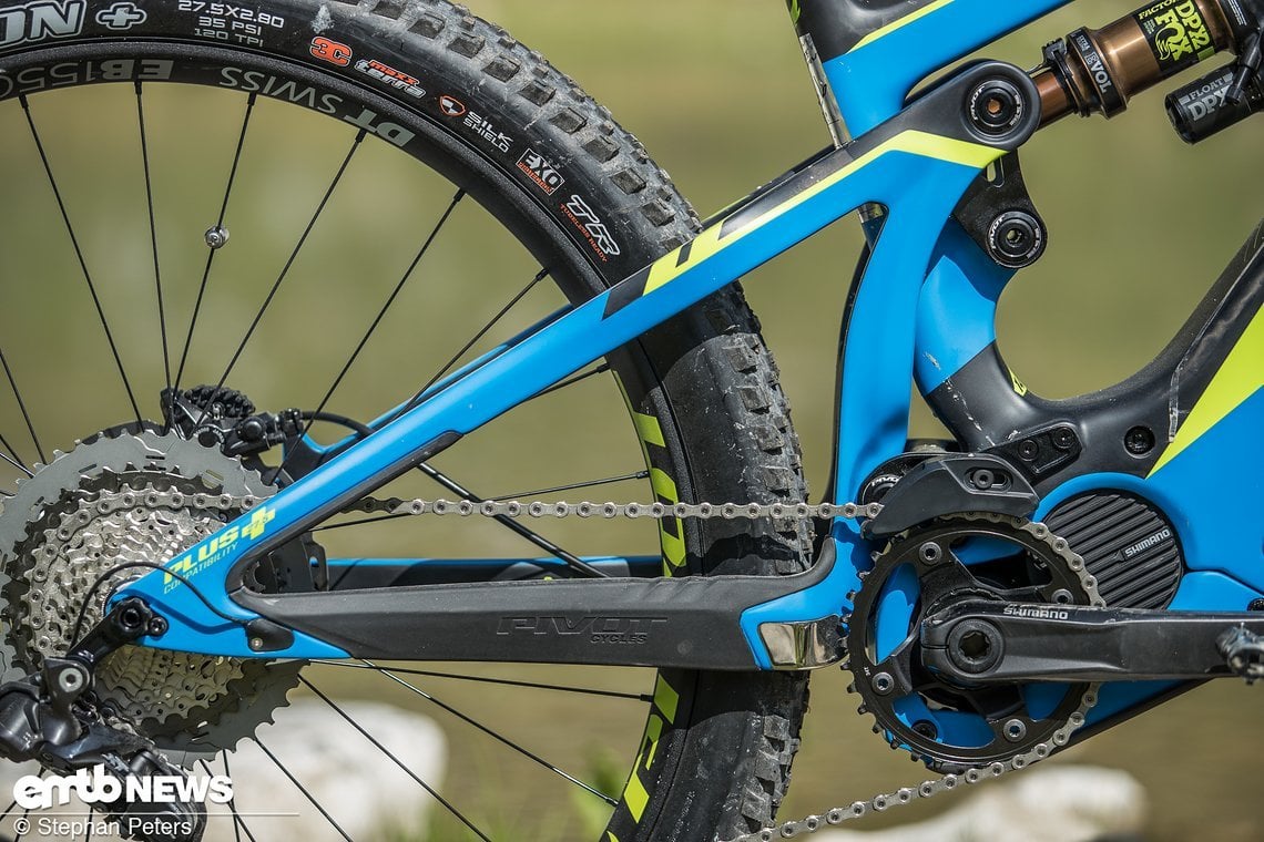 ... Shimano XT Di2 Schaltgruppe zum Einsatz