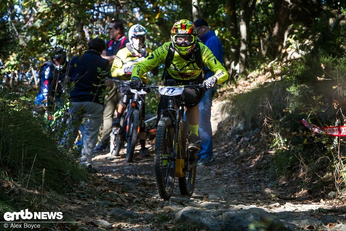 Am Start von Stage 1 waren viele ziemlich nervös.