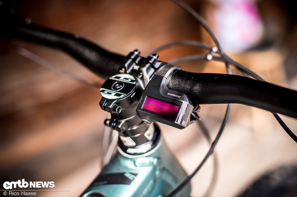 An beiden Modellen verbaut GT ein Shimano SC-E7000 Display