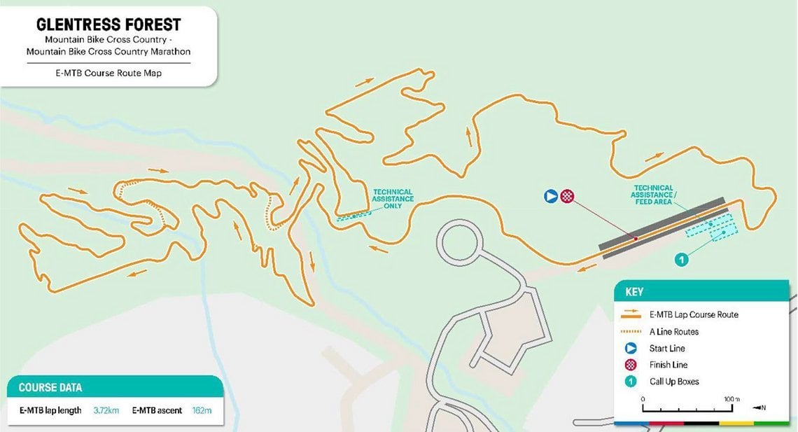 UCI E-Bike WM 2023 – Streckenvorschau