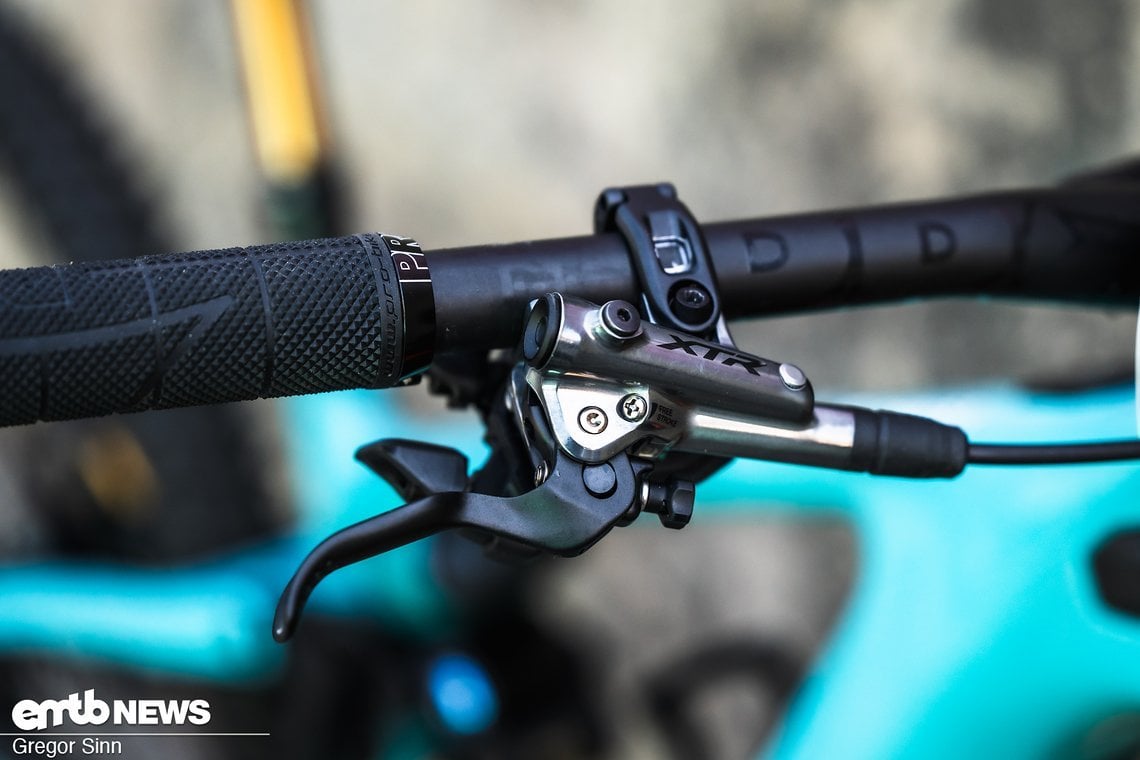Spannende Kombi: Shimano XTR Bremhebeleinheit ...