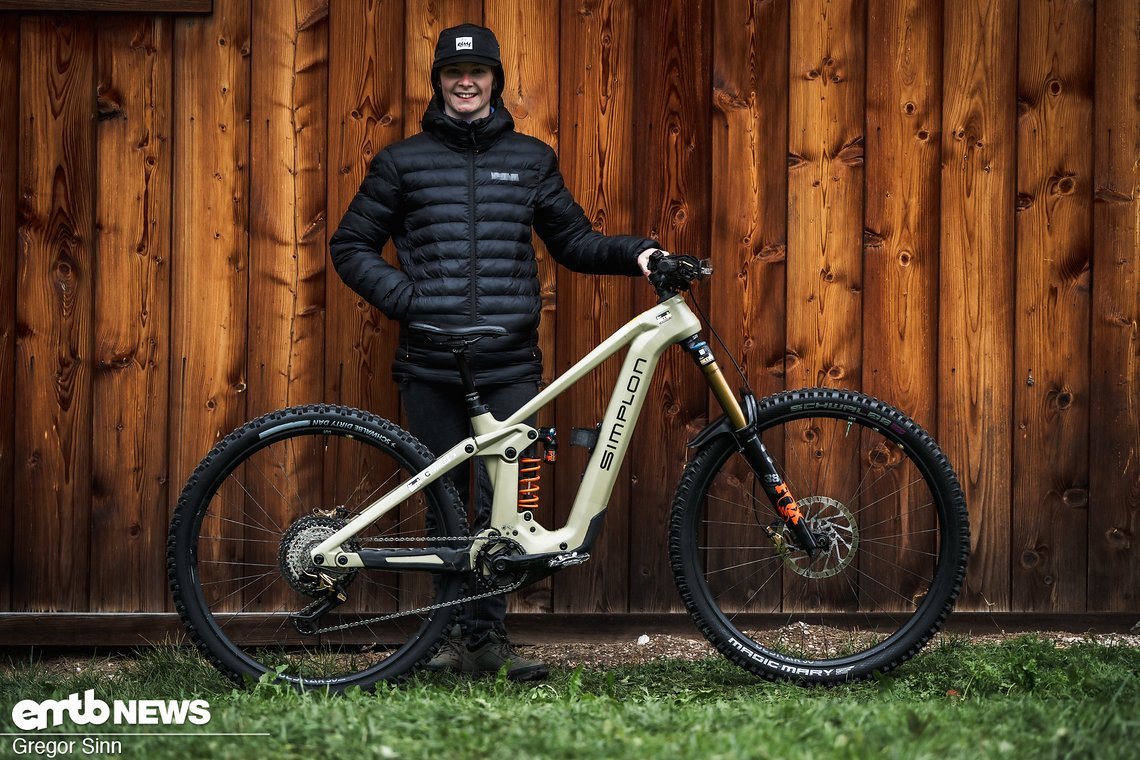 Raphaela Richter ist schnell, sehr schnell sogar. Zur WM im E-Enduro kam sie mit einem Simplon Rapcon Pmax CX.