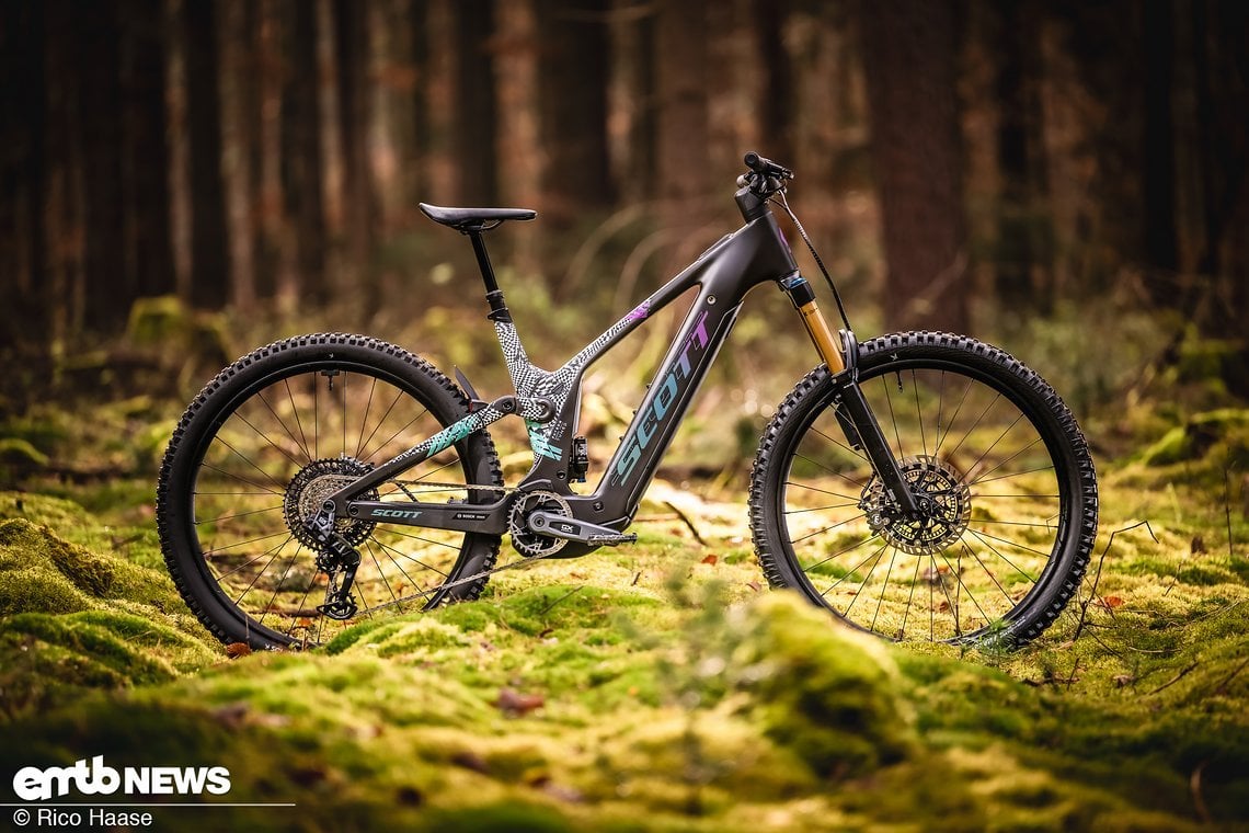 Erkunde die Trails mit dem neuen Scott Patron eRide, welches auch in Serie ein Bosch ABS verbaut hat.