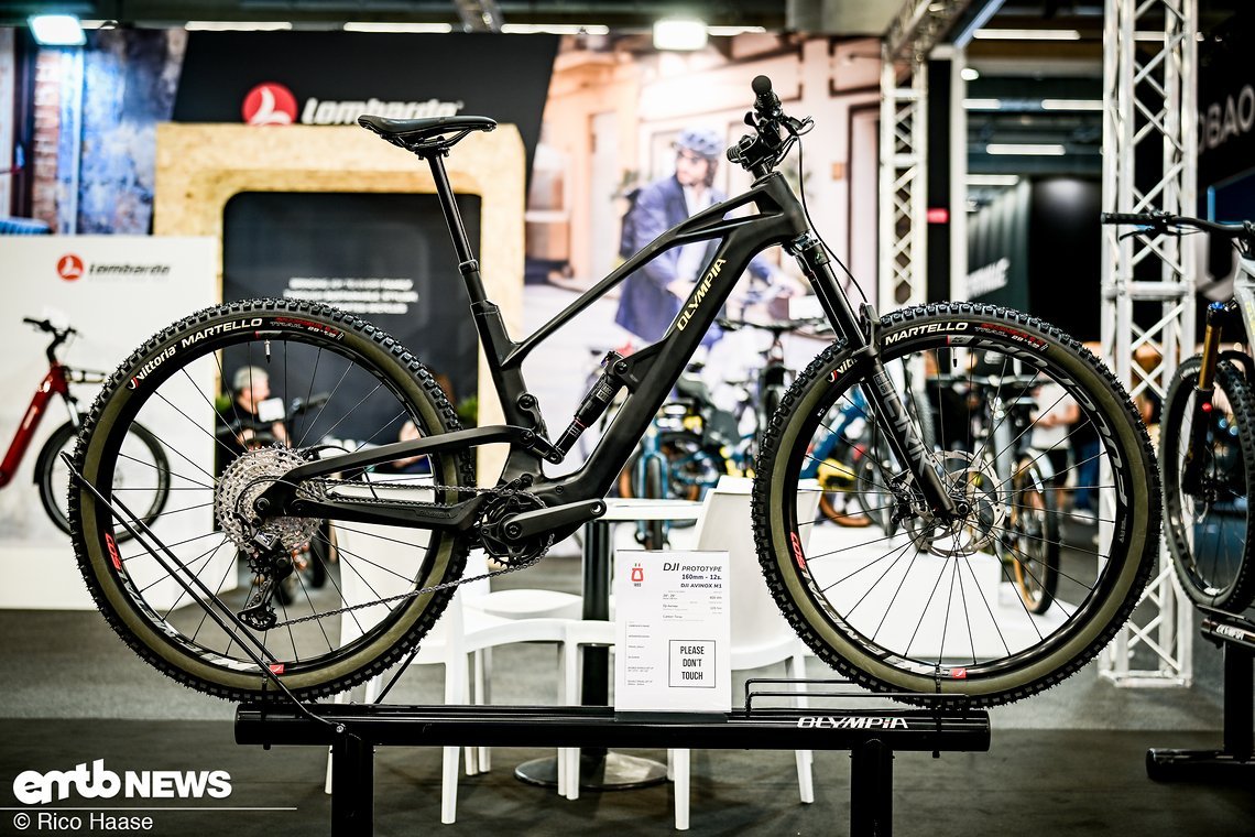 Auch Olympia präsentiert ein E-Bike mit DJI, verrät aber noch nicht viele Details.