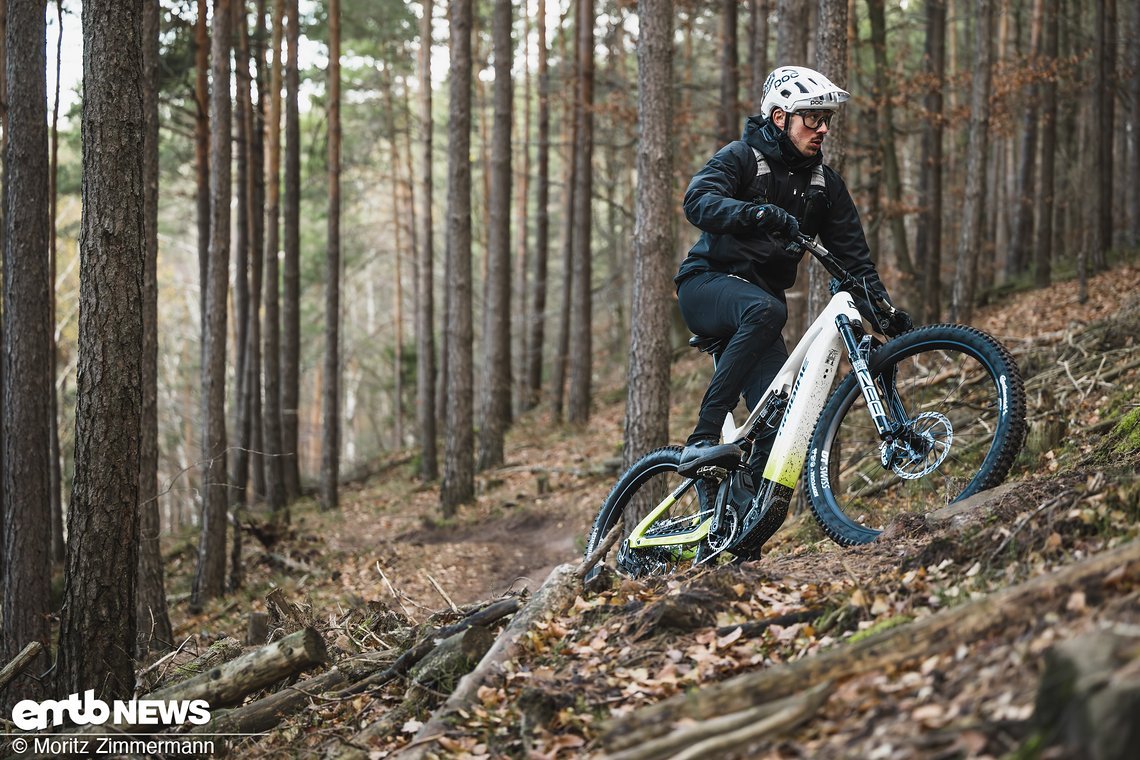 Bergauf ist das Haibike Hybe nicht zu bremsen und überzeugt mit ausgezeichneten Kletterfähigkeiten.