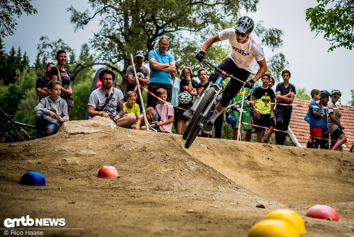 Der kleine Contest auf dem Pumptrack sorgte ...