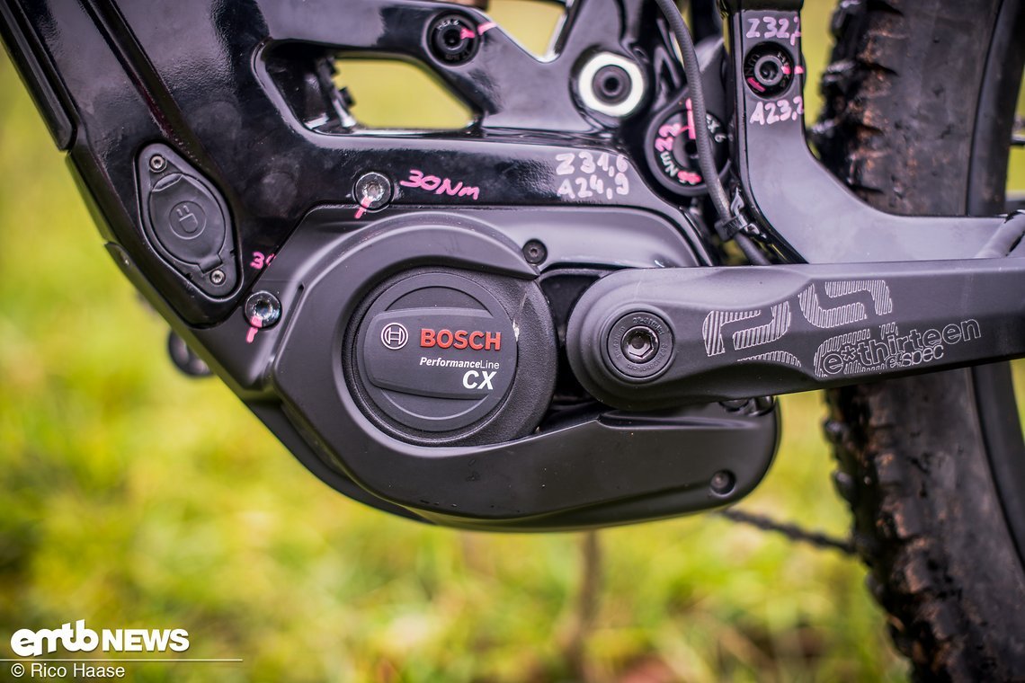 Im neuen E-Riot Trail verbaut Ghost einen Bosch Performance CX-Motor