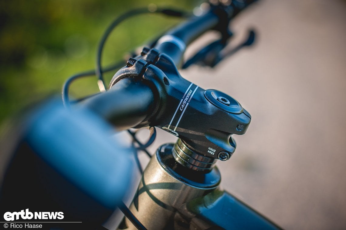 Lenker und Vorbau stammen von Cannondale