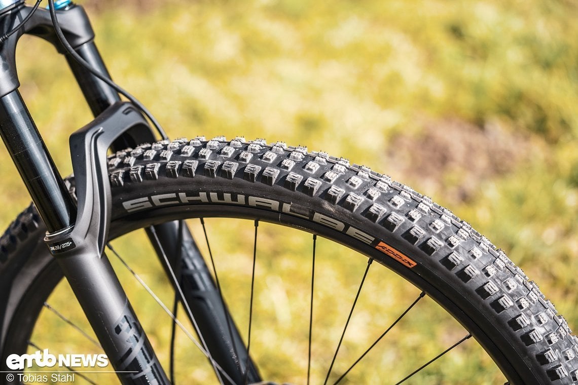 Der Schwalbe Wicked Will kommt mit weicher Addix Soft Mischung am Vorderrad