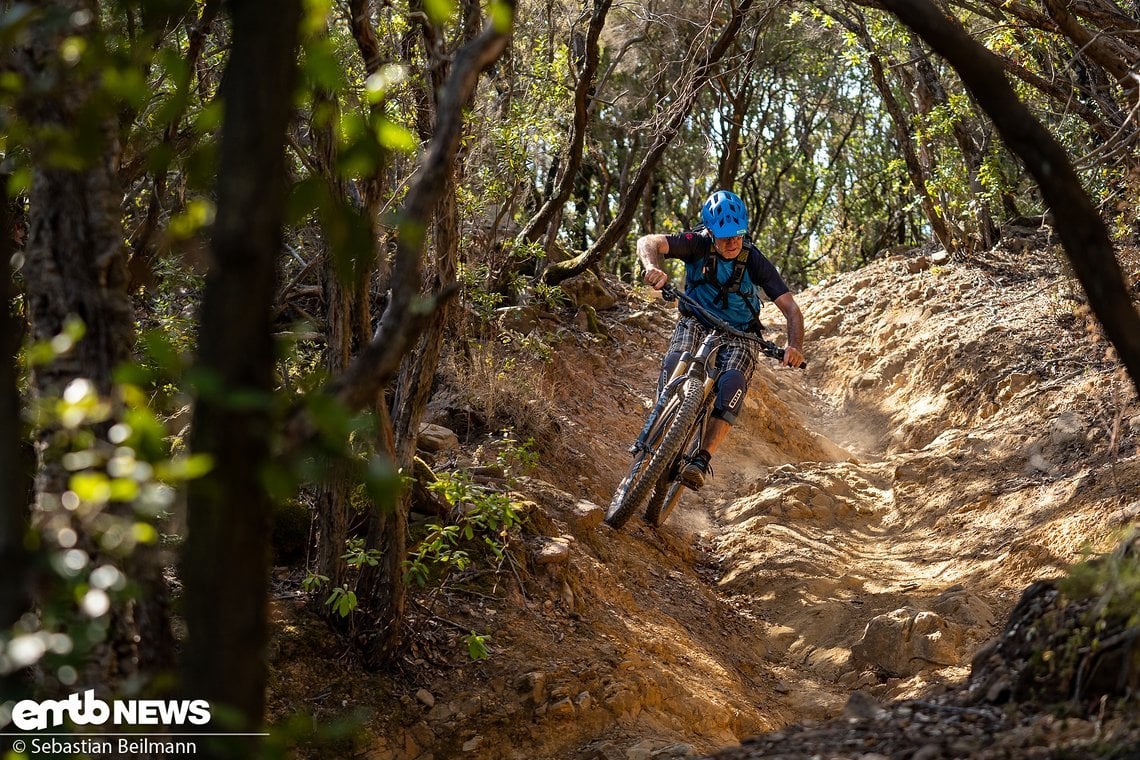 Der Elba 500 Trail hat herausfordernde Steinfelder und Geröll im Programm ...