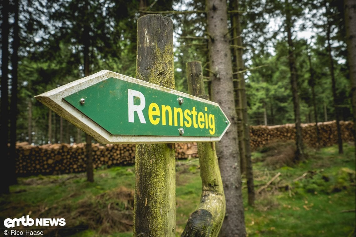 Egal in welche Richtung, wir bleiben auf dem Rennsteig