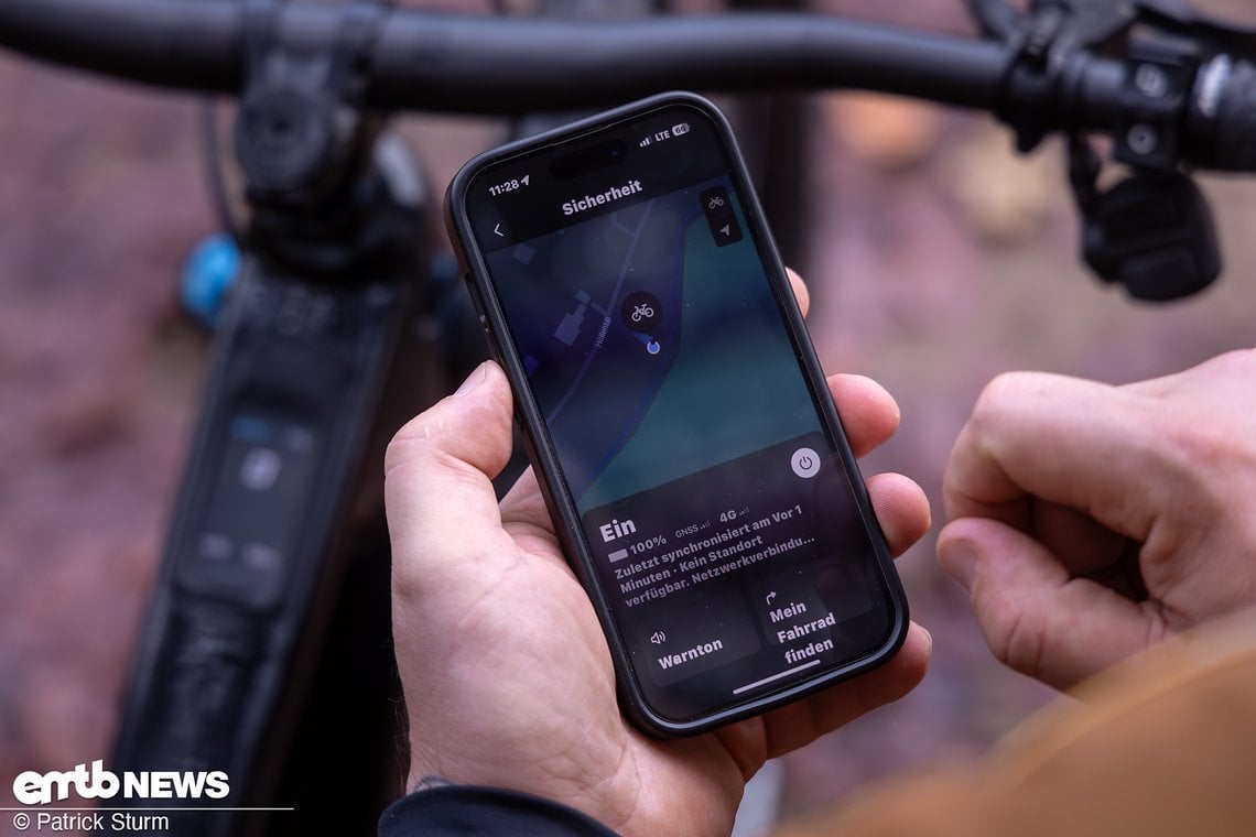 ... das Bike per GPS tracken.