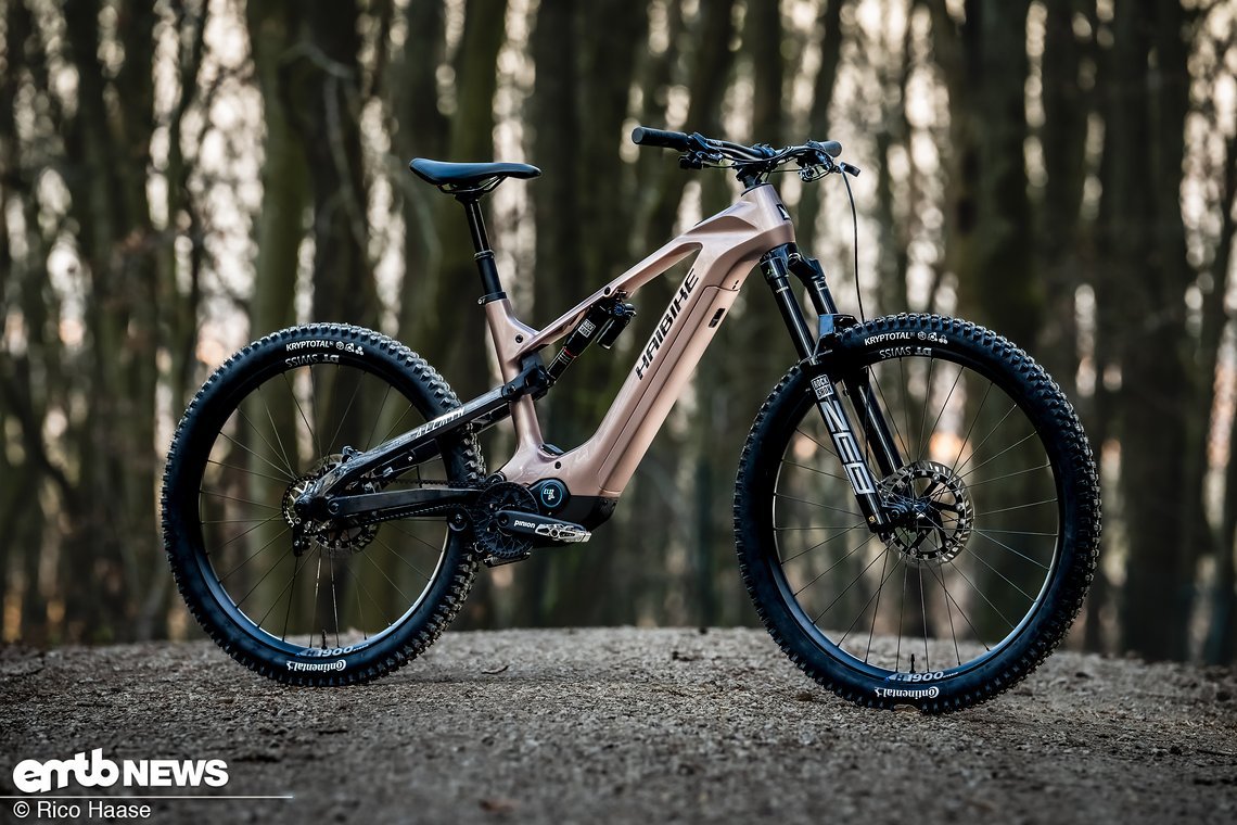 Wow! Das Haibike ALLMTN TRN/IQ ist richtig schick und modern.