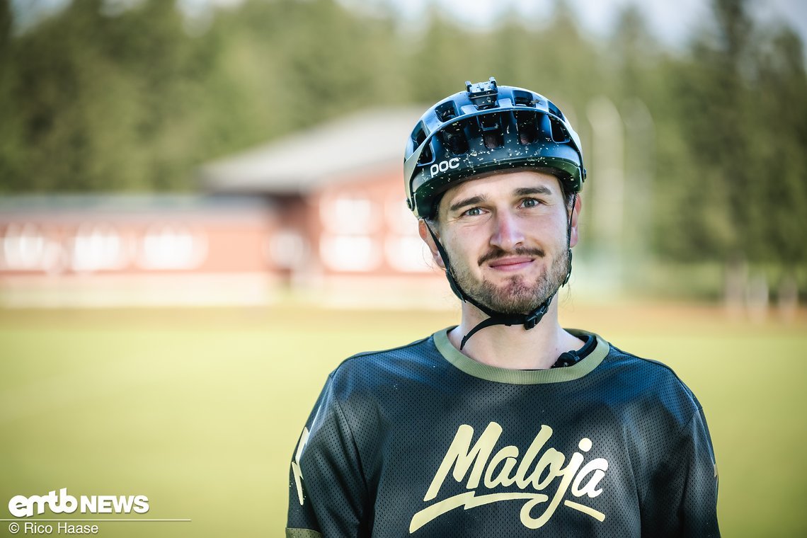 Manuel kam aus Garmisch zum Flowcamp und freute sich über die Testmöglichkeiten und die Trails.