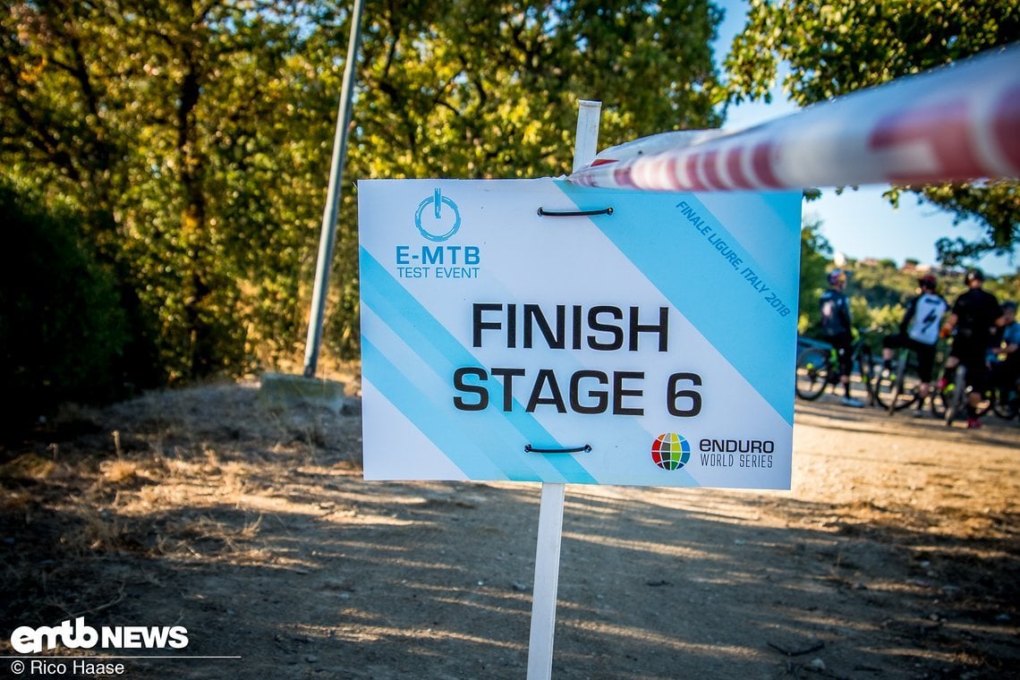 Puh, nach dem letzten Uphill symbolisiert dieses Schild das Ende der Strapazen