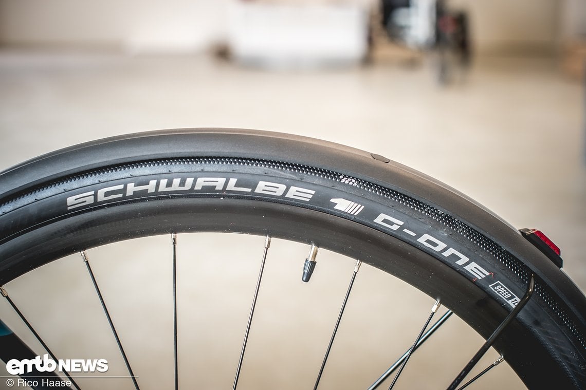 Schwalbe G-ONE generiert Komfort und rollt auf allen erdenklichen Untergründen.