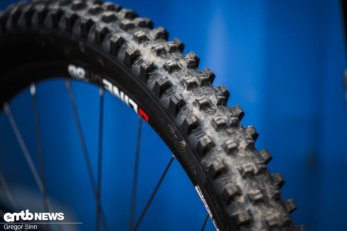 Die groben Stollen des Bontrager G-Spike sind ideal für aufgeweichte, rutschige, matschige Böden.