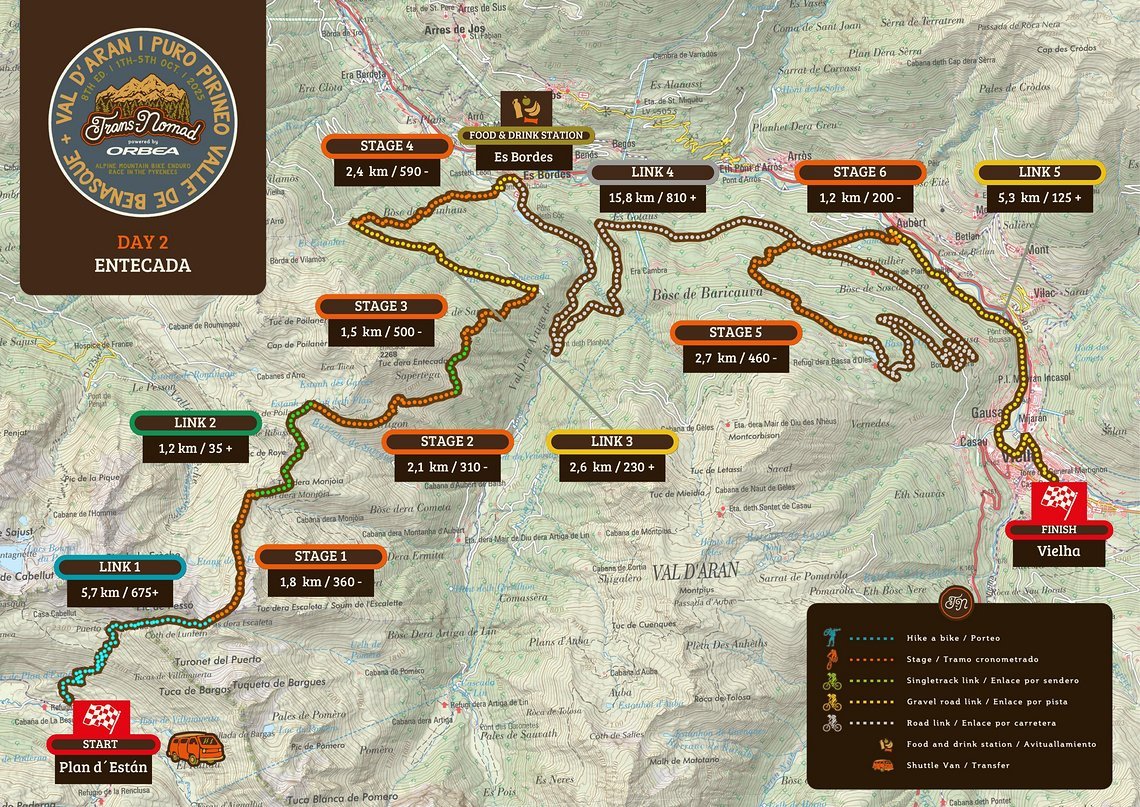 Trans Nomad 2025 Tag 2 Stages
