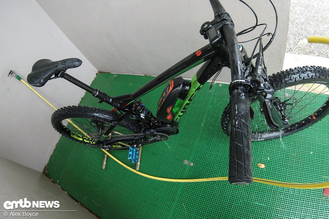 Das E-Bike ist sauber!