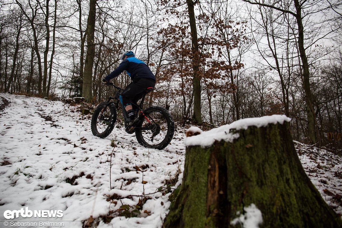 Auf dem Trail kann keine Steigung zu steil sein