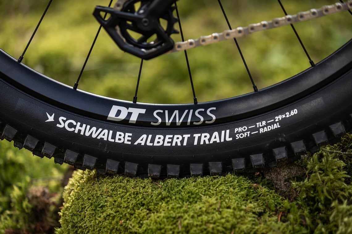 Für solide Rolleigenschaften sorgen Team DT Swiss und Schwalbe