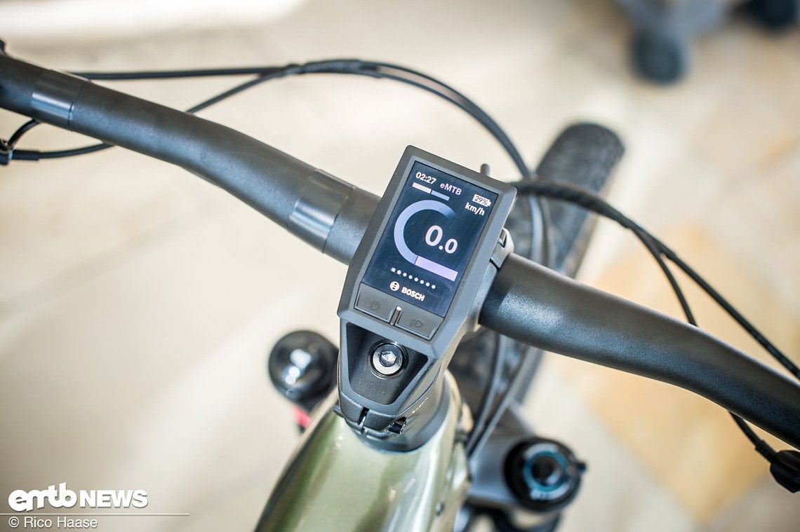 Am Cannondale Habit NEO 2 ist das smarte Bosch Kiox-Display verbaut