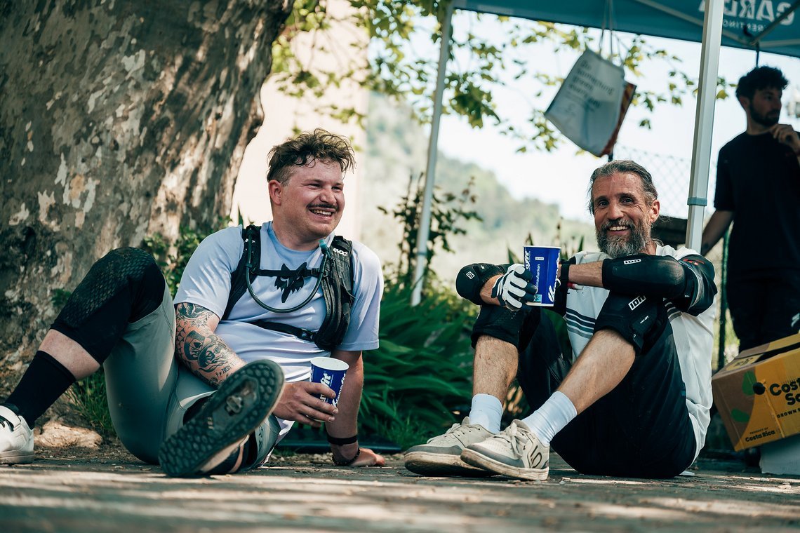 Nach den anstrengenden Stages geht es aus dem Turbo-Modus ...