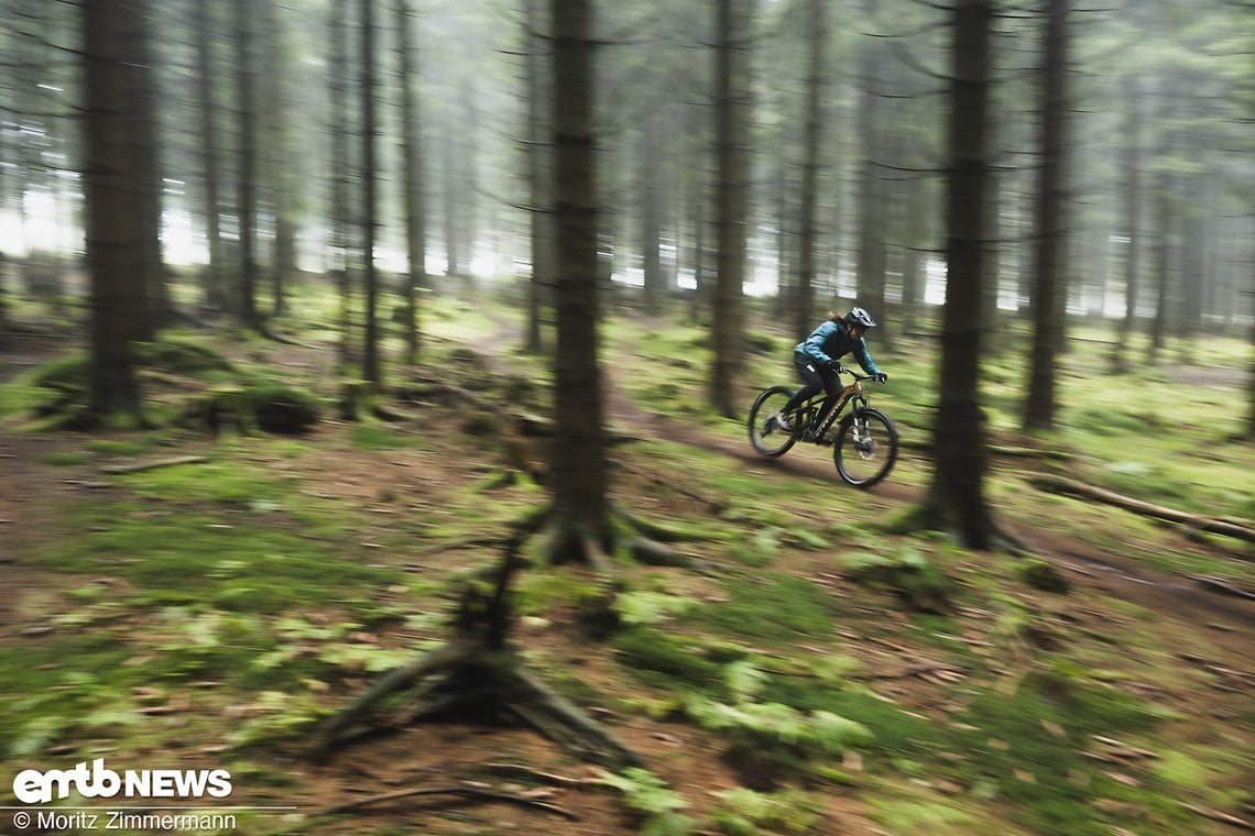 Sein langer Radstand und das gute Fahrwerk vermitteln viel Sicherheit, wenn es schneller wird.