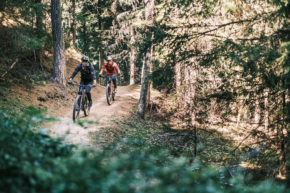 Bellwald überrascht uns mit  flowigen Trails.