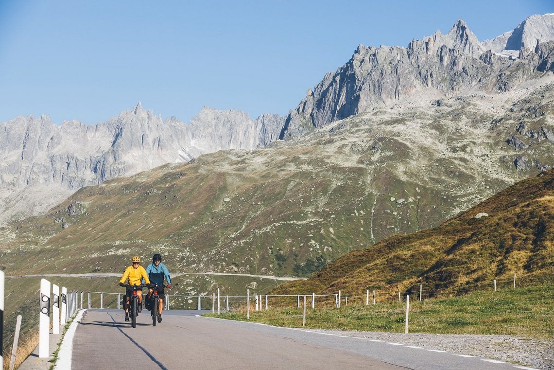 Furka Pass – der höchste Punkt der Route.