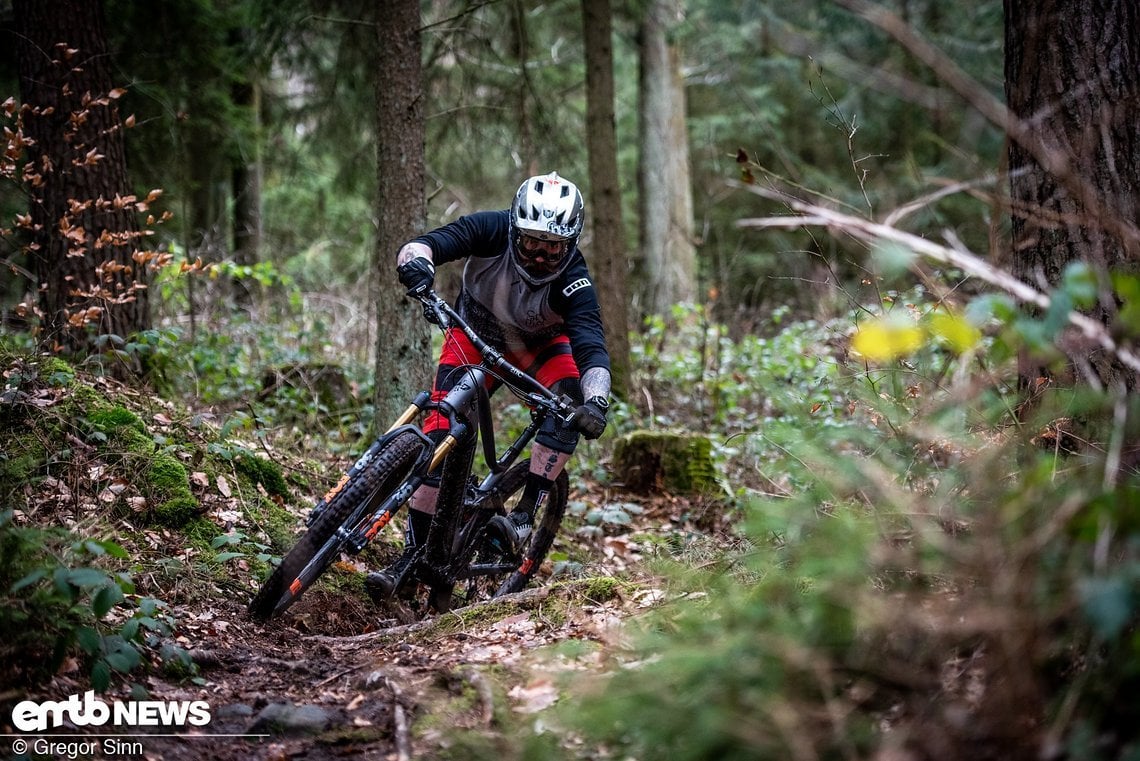 Auf dem Trail fühlt sich das eZesty sehr wohl