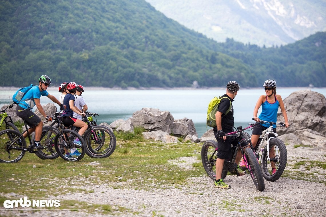 Mit dem E-Bike hat man hier besonders viel Spaß